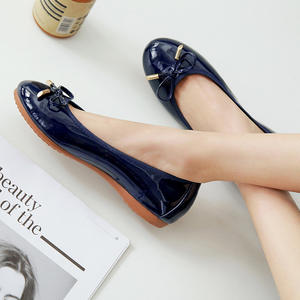 Chaussures plates noires confortables en daim bout pointu sans lacet <span class=keywords><strong>ballerines</strong></span> décontractées chaussures habillées appartements nus - Product Image 3