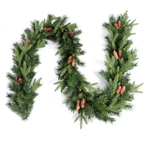 Longstar Branches d'arbre en plastique en matériau ignifuge en grande quantité Branches et feuilles de décoration d'arbre de Noël artificiel - Product Image 1