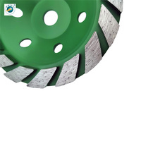 Meule épaissie de 180mm 7in en forme de coupe