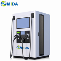 Station de recharge intégrée à stockage d'énergie haute puissance MIDA avec système ESS, interface CCS IP55, entrée 380V, 100kW