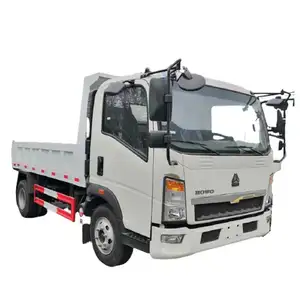 SINOTRUK 6ล้อ HOWO 4X2รถดัมพ์รถบรรทุกสีแดงสำหรับขายส่ง