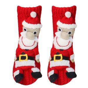 Femme Femmes Filles Noël Père Noël Pingouin Bonhomme de neige Renne Full Body 3D Animal Anti-slip Indoor Room Home Slipper Socks - Product Image 3
