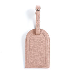 Étiquette de bagage en cuir véritable en gros pour l'aéroport, étiquette de valise, étiquette de sac de <span class=keywords><strong>voyage</strong></span>, logo personnalisé de luxe, fabrication artisanale, carte d'embarquement - Product Image 5