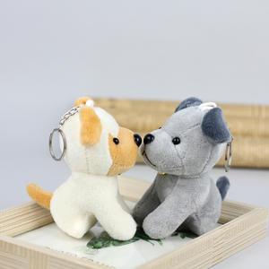 HY198 Wolfhound peluche portachiavi giocattolo Kawaii Cartoon <span class=keywords><strong>lupo</strong></span> <span class=keywords><strong>cane</strong></span> farcito bambola portachiavi simpatico <span class=keywords><strong>cane</strong></span> <span class=keywords><strong>lupo</strong></span> - Product Image 3