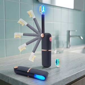 Cepillo de Dientes Eléctrico Sónico Portátil de Viaje, Limpieza UVC, Blanqueamiento, Resistente al Agua IPX5, Diseño Plegable, 3 Modos, 30 Días de Duración de la Batería - Product Image 3
