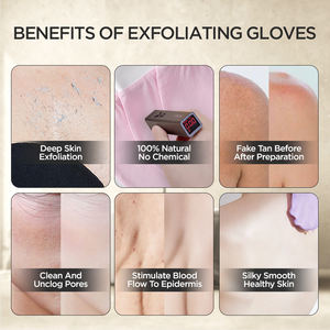 Uso popular como removedor de autobronceado, guantes de baño de viscosa Kessa, guantes exfoliantes para limpieza corporal, <span class=keywords><strong>guante</strong></span> de hammam para cara corporal - Product Image 6