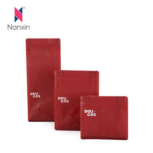 Bolsa de <span class=keywords><strong>café</strong></span> de PE reciclable ecológica con válvula unidireccional y cremallera resellable Bolsa de pie de fondo plano de un solo material - Product Image 2