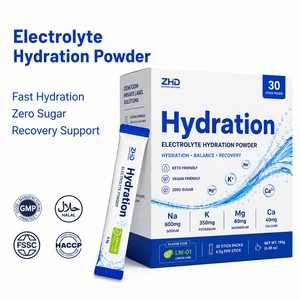 Electrolitos en Polvo <span class=keywords><strong>de</strong></span> Muestra Rápida |   Diseño en 48H, 3-7 Días OEM |   Suplemento <span class=keywords><strong>de</strong></span> Hidratación en Barra Sin Azúcar - Product Image 1