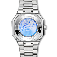 Hochwertige I&W Carnival Marken-Datumsanzeige Seiko-Uhrwerk Business Wasserdichte Automatische Mechanische Uhr für Herren