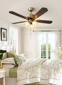 Plafonnier Design Moderne Décoratif de Luxe Vintage Ventilateurs de Plafond Led avec Télécommande Lustres et Lampes Suspendues - Product Image 5