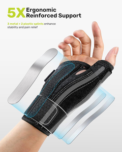 2025 nuovo supporto potente per il polso e il pollice, tutore per il polso a Tunnel carpale 3 cinghie regolabili, supporto per il polso con stecca per il pollice notturno - Product Image 5
