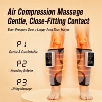 Masseur de jambes rechargeable pour la relaxation des muscles du mollet 360 °   Masseur pneumatique pour les jambes, vente à prix réduit