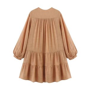 Nueva Colección de Verano de Vestidos Casuales, Sencillos, Mini, Modernos y Versátiles con Decoraciones Bordadas en el Pecho - Product Image 3