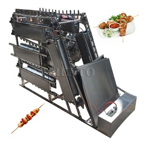 Parrilla de barbacoa eléctrica de alto rendimiento/máquina de parrilla de pincho Satay automática/máquina de kebab <span class=keywords><strong>Doner</strong></span> - Product Image 3