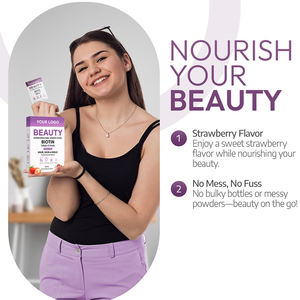 Saç cilt çivi için Biotin ile özelleştirilmiş güzellik çözülebilir Oral şeritler 30 Ct GMP sertifikalı antioksidan diyet takviyesi - Product Image 3