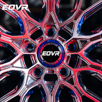 Jantes forgées EVOR 17 19 20 21 22 pouces, jantes OEM chromées concaves, jantes profondes pour voitures de sport AUDI, Tesla, BMW, Urus