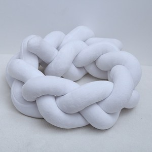 OEM bebé de juguete infantil de la felpa cama <span class=keywords><strong>cuna</strong></span> parachoques para ropa de cama <span class=keywords><strong>cuna</strong></span> trenzado hilo de punto de bebé nudo - Product Image 3