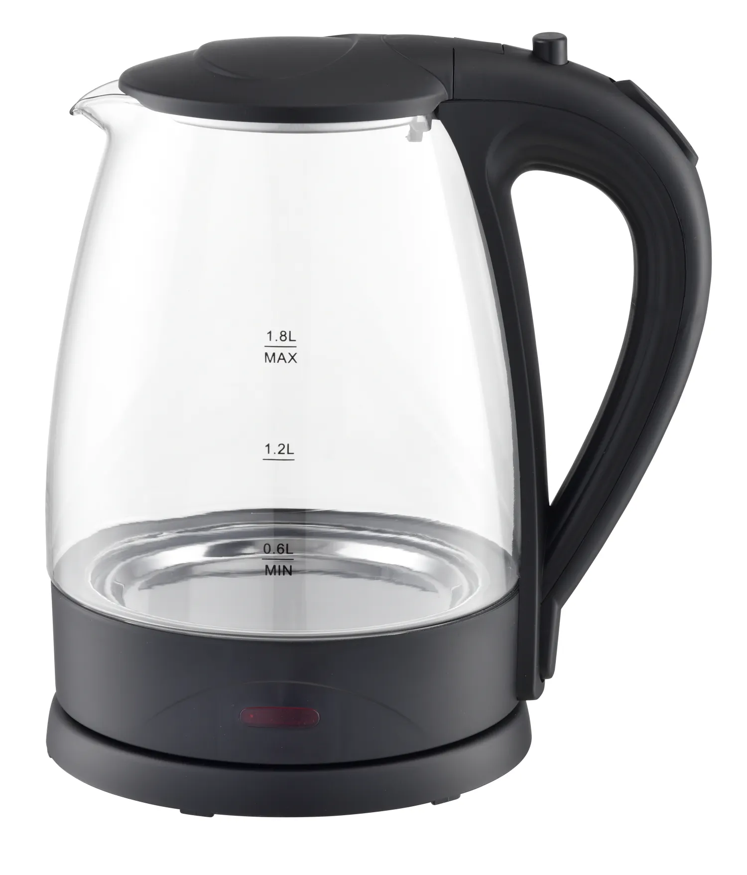 Cheap price high borosilicate 1.8L glass electric kettle factory supply 2200W