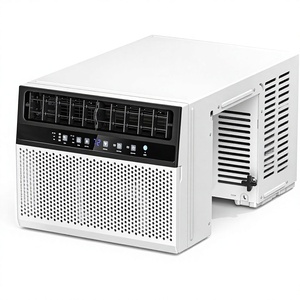 เครื่องปรับอากาศแบบติดหน้าต่างรูปตัวยู WIFI 10000 BTU ความถี่คงที่ ระบบทำความเย็น/ทำความร้อน แบบพกพา ประหยัดพลังงาน เงียบพิเศษ - Product Image 1