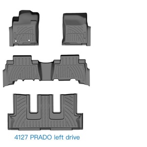Alfombrillas de Coche al por Mayor, Alfombras para Respaldo Trasero, Alfombrillas 3D de TPE y Goma, Juego Completo de Alfombrillas para Toyota PRADO 2012-2022 - Product Image 1