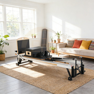 Barra de Engranajes Deslizante Ajustable Estilo Revo de Ochi Factory, Reformer de Pilates de Aluminio Resistente para Spa y Retiro - Product Image 5