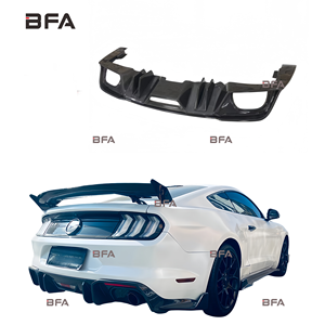 Juego de Alerones de Fibra de Carbono Estilo Laridas, Duradero y Ligero, Kit de Mejora Exterior para Ford Mustang 2018-2023 - Product Image 2