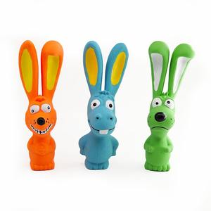 Doğal Lateks Malzemeden Üretilmiş Köpekler İçin Tavşan Şeklinde Diş Sağlığı Oyuncağı - Product Image 5