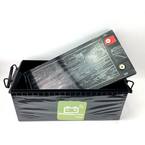 PC resistente al fuego plástico ABS 12V 200A 300A caja de batería de litio carcasa para autoensamblaje DIY