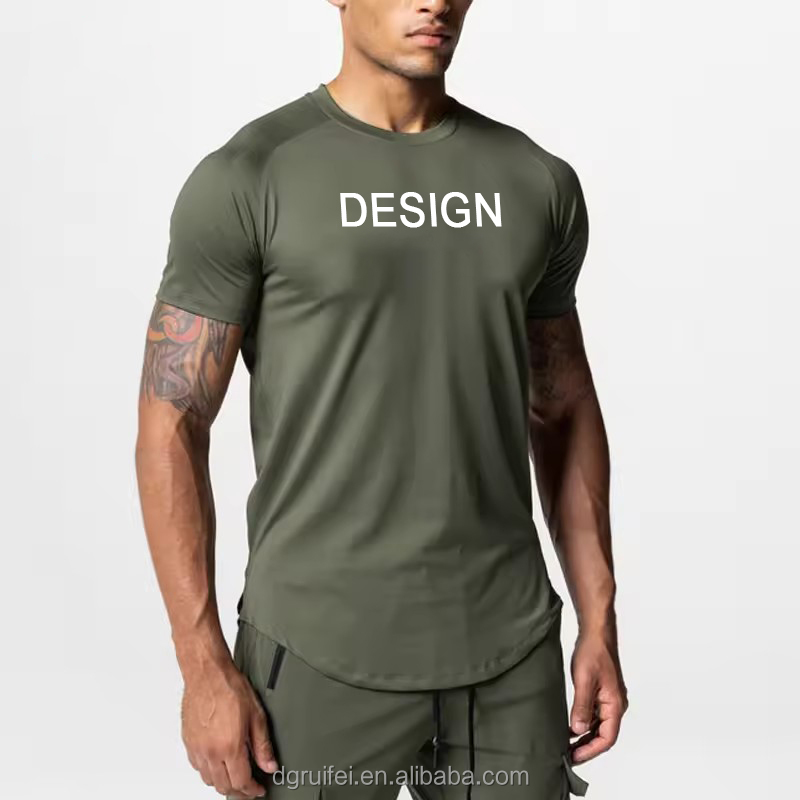 Printed Gym Custom Quick Dry T-Shirt