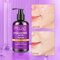 Soins de la peau naturels hommes femmes visage hydratant Sérum à l'acide hyaluronique microneedling pour le visage