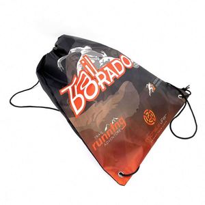 Direct Factory Sale Custom Polyester <b>Backpack</b> <b>Cheap</b> Customised Promotional Drawstring Sport Bags - Product Image 1