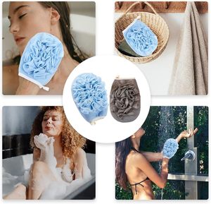 Soft Mesh Flower Bath Loofah <b>Sponge</b> Glove Custom Glove Eco-friendly All Natural Deep Exfoliating <b>Shower</b> Body Scrubber - Product Image 5