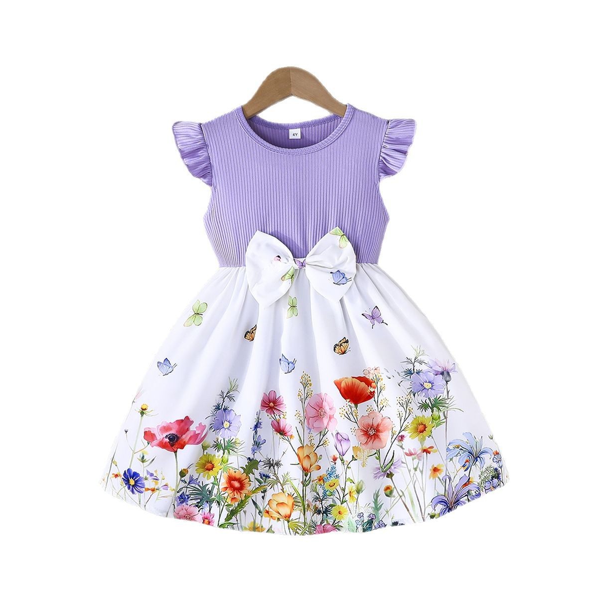 Wholesale New Kids Girls Fly leeve ummer Cute Fashion Flower Button a Line Princess Dress weet Infant Outfits Casual Dresses,2 Pieces Wholesale New Kids Girls Fly leeve ummer Cute Fashion Flower Button a Line Princess Dress weet Infant Outfits Casual Dresses,2 Pieces