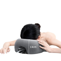 Oreiller de massage pour le visage en mousse à mémoire de forme pour salon de beauté, oreiller de sommeil pour la tête, oreiller de lit pour le ventre amovible