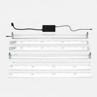 Boîte à lumière en tissu éclairée par LED ultra-mince à économie d'énergie, profil en aluminium double face personnalisé 85*200cm