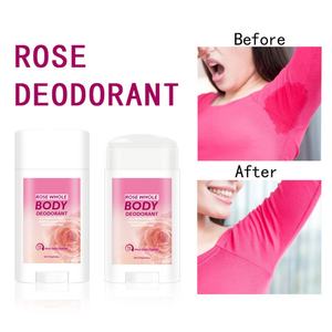 Déodorant corporel à la rose 75g, contrôle des odeurs pendant 72 heures, parfum frais, déodorant anti-transpirant en stick pour femmes - Product Image 6