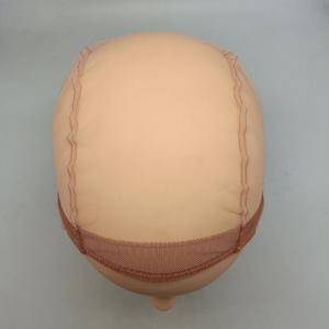 Gorro de Encaje para Peluca Hyundu, Color Marrón Claro, Banda Ajustable, Orificios Grandes, Herramienta Reutilizable para la Elaboración de Pelucas - Product Image 2