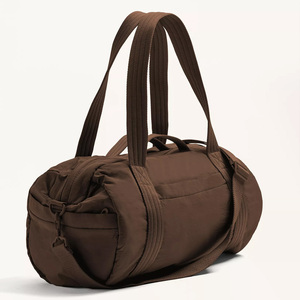 <span class=keywords><strong>Sac</strong></span> <span class=keywords><strong>de</strong></span> voyage matelassé et rembourré pour femme, style <span class=keywords><strong>bowling</strong></span>, tendance, souple, avec bandoulière réglable, idéal pour la gym et l'usage quotidien - Product Image 1