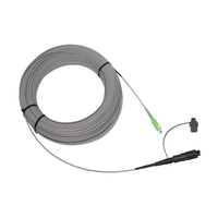 Kabel Drop FTTH Tahan Air IP68 Pra-Konektor |   SC/APC ke OptiTap/Mini SC untuk Afrika untuk Kabel Komunikasi FTTX