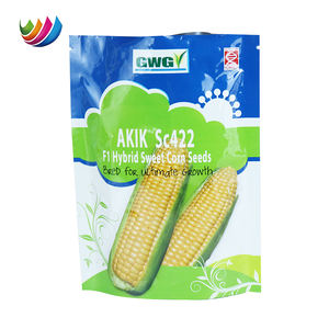 Bolsa de pie de papel de aluminio impresa personalizada, bolsa de plástico para embalaje de semillas de maíz dulce <span class=keywords><strong>amarillo</strong></span> de arroz híbrido para agricultura - Product Image 5
