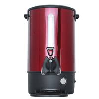 Bouilloire électrique à eau chaude de qualité hôtelière en acier inoxydable à double paroi, écologique, refroidie par glace, pour la restauration et le café