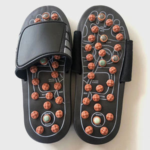 Pantuflas de Masaje de Acupuntura Magnética Giratorias, Calzado de Masaje de Pies para el Cuidado de la Salud, Masajeador de Pies que Promueve la Circulación Sanguínea - Product Image 5