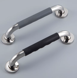 Wandmontierter Umweltfreundlicher Silikonbeschichteter Edelstahl-Badezimmer-Haltegriff Rutschfeste Oberfläche Langlebiges Design für Schwangere - Product Image 3
