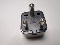 Adaptateur de prise de voyage Inde (Type D) pour le Pakistan, le Népal, le Bangladesh