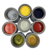 Peinture de finition automobile industrielle SL-A29, peinture acrylique haute brillance, revêtement liquide, couleur jaune fer, application par pulvérisation