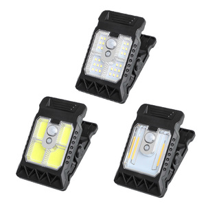 Lampe de sécurité extérieure étanche 3 modes, 3 températures de couleur, lampes solaires extérieures à clipser avec détecteur de mouvement - Product Image 5