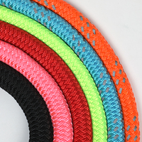 Corde en nylon tressée double multifonctionnelle, corde à linge