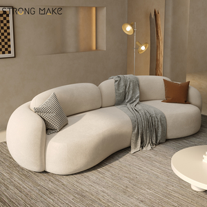 Nordic <span class=keywords><strong>Sofa</strong></span> <span class=keywords><strong>3</strong></span> tempat duduk, <span class=keywords><strong>Sofa</strong></span> ruang tamu Modernos furnitur ruang duduk mewah minimalis <span class=keywords><strong>Sofa</strong></span> melengkung untuk rumah - Product Image 2