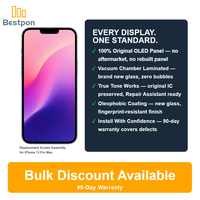 Remplacement pour écran OLED d'iPhone 13 Pro Max, assemblage remis à neuf avec verre remplaqué, panneau et circuit intégré d'origine, grade A