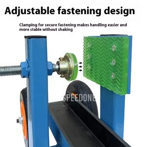 جديد ثقيل العمل بأربع عجلات عربة يدوية لنقل لوحات الأخشاب الرخامية بأربع عجلات - Product Image 2